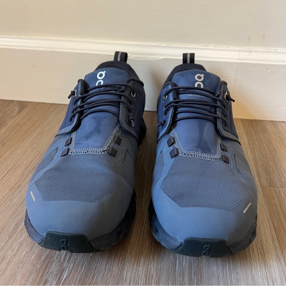 On Running Men's Cloud Waterproof Shoes blue navy 8.5 - Picture 2 of 11